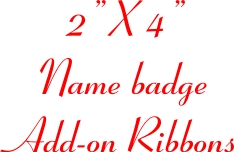 Ribbons - Namebadge Add-On Header